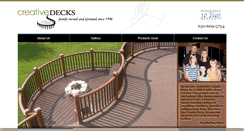 Desktop Screenshot of creativedecksinc.com